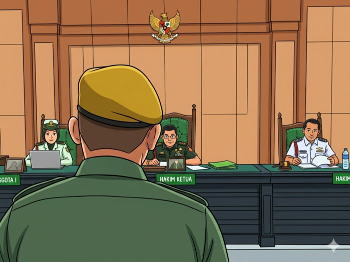 foto ilustrasi persidangan di peradilan militer V9rtO