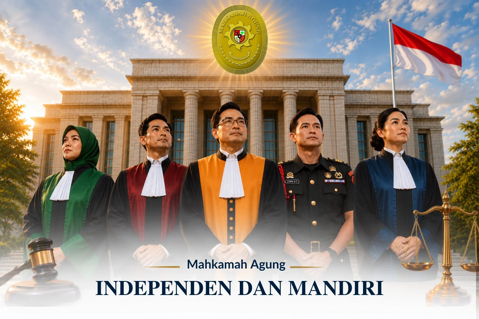 ilustrasi independen kemandirian hakim F1WhV