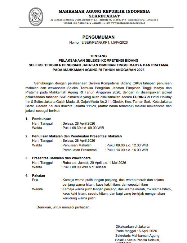 skb seleksi jabatan pimpinan tinggi ma e7haw